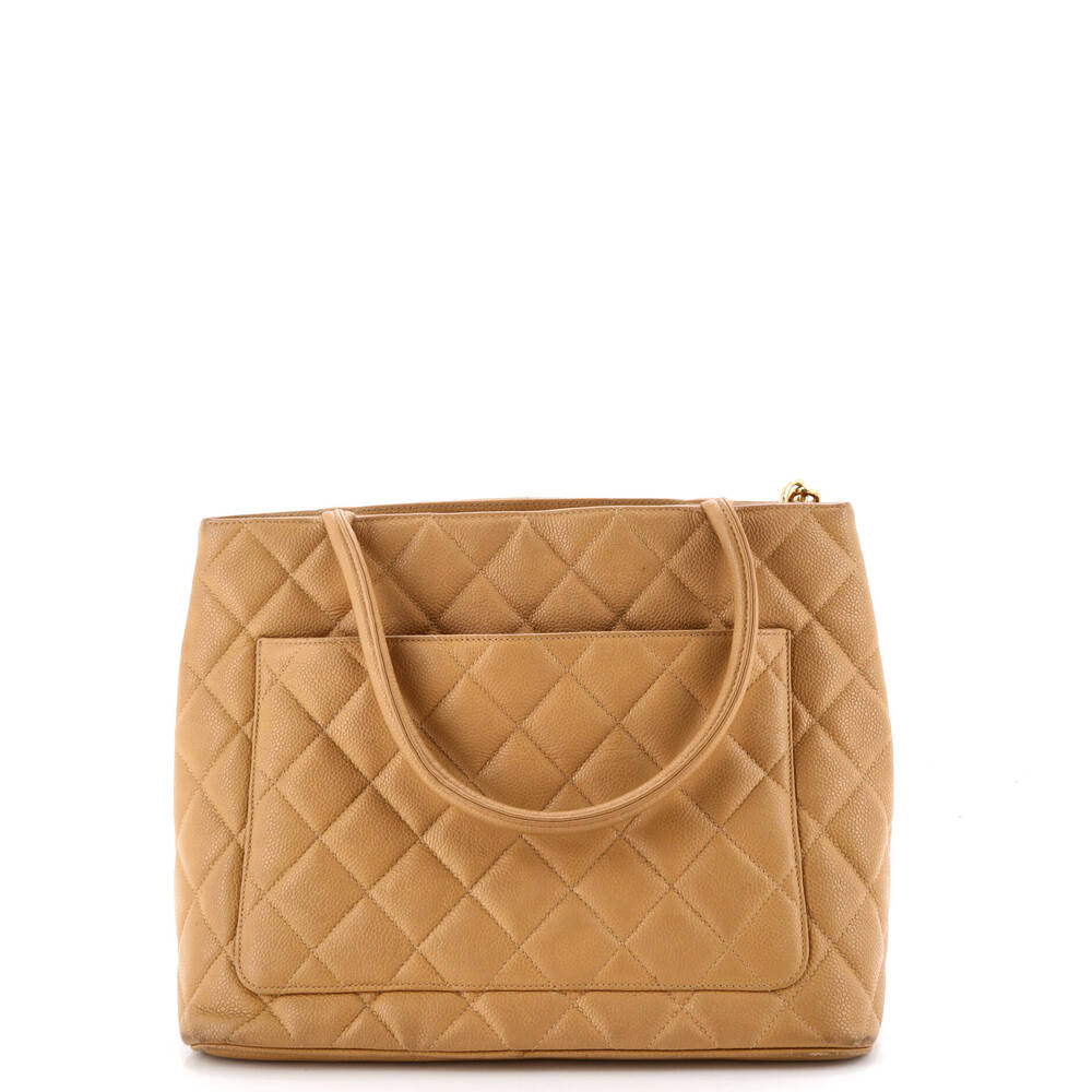 Chanel Medallion Tote Quilted Caviar #237502C25B - Picture 4 of 8